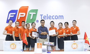 Bến Thành giành giải Đặc biệt chiến dịch nhuộm đỏ quầy giao dịch FPT Telecom