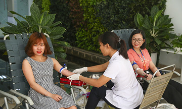 115 người nhà F tham gia hiến máu đầu năm mới