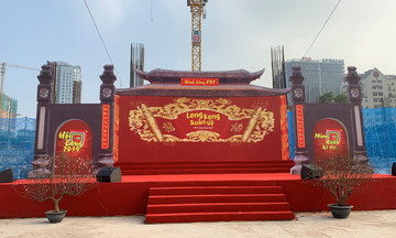 Hội làng FPT Hà Nội được thiết kế theo phong cách làng quê