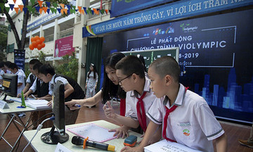 Hơn 10.000 học sinh tham dự vòng thi cấp quốc gia ViOlympic