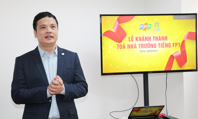 CEO FPT Nguyễn Văn Khoa ấn tượng với Trường Nhật ngữ FPT