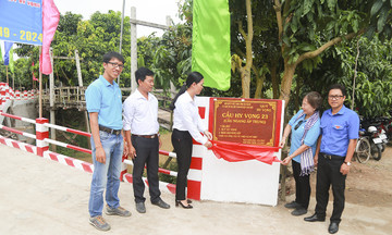 Quỹ Hy vọng khánh thành 4 cây cầu đầu tiên ở An Giang