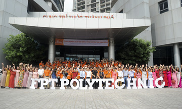 Gần 300 tân sinh viên Hệ 9+ FPT Polytechnic đón năm học mới