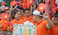 Lễ khai giảng đầu tiên của học sinh Tiểu học và THCS Đà Nẵng