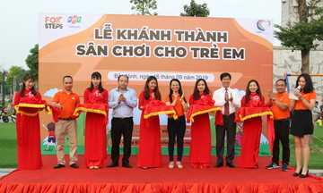 Từ FoxSteps, FPT Telecom tặng sân chơi cho trẻ em Bắc Ninh