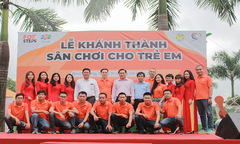 FPT Telecom khánh thành sân chơi trẻ em ở Bình Dương