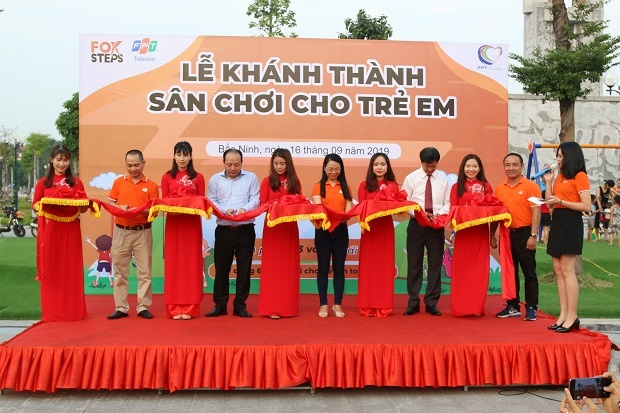 FPT Telecom mang sân chơi đến trẻ em Bắc Ninh và Vĩnh Phúc