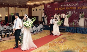 Nụ cười hạnh phúc của 11 cặp đôi tại đám cưới tập thể FPT Japan