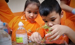 ‘Cư dân nhí’ nhà F bảo vệ môi trường với ‘Hành tinh xanh’