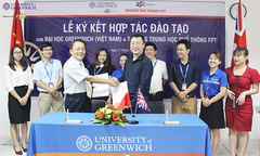 Học sinh FPT School được tuyển thẳng vào ĐH Greenwich (Việt Nam)