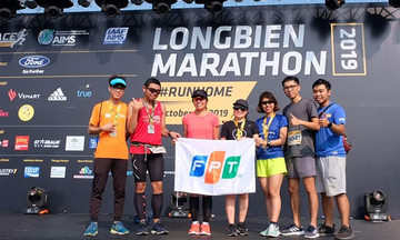 Nữ nhân viên Sendo giành giải Nhì Long Biên Marathon 2019