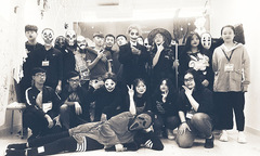 Sinh viên Phổ thông Cao đẳng nhà F chất chơi ngày Halloween