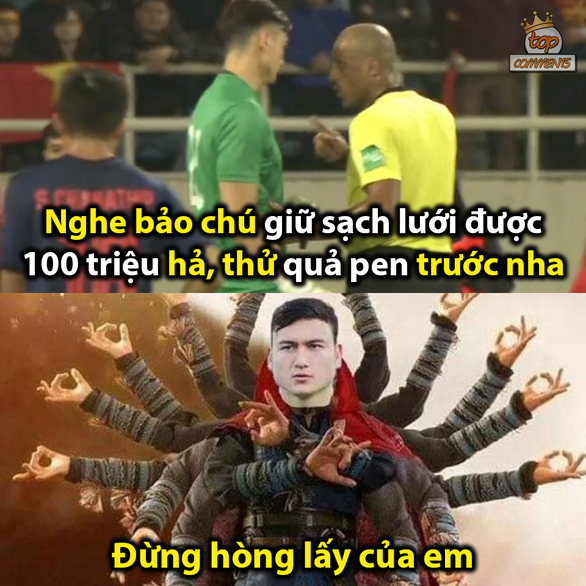  Thái sút kiểu nào cũng không qua được tay Lâm.