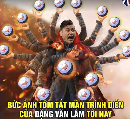  Bức ảnh tóm tắt màn trình diễn của Văn Lâm...