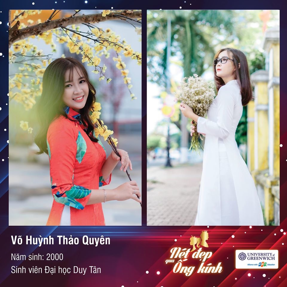 <p style="text-align:justify;"> Nữ sinh Thảo Quyên, ĐH Duy Tân, thể hiện vẻ đẹp truyền thống của người con gái Việt Nam. </p>