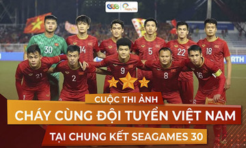 Người TIN thi ảnh ‘Cháy cùng đội tuyển Việt Nam’