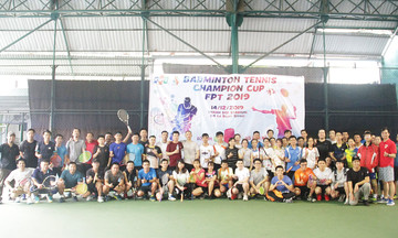 Sôi động giải Badminton Tennis Champion Cup 2019