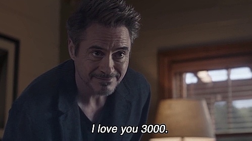 <p class="Normal"> 'Love you 3000' <span>là câu thoại nổi tiếng trong bộ phim điện ảnh bom tấn của Vũ trụ điện ảnh Marvel: Avengers: End Game. Đây là lời cô con gái Morgan dành cho người bố Iron Man (Tony Stark) khi chuẩn bị đi ngủ.</span></p>