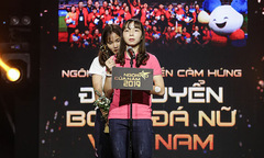 Đội tuyển bóng đá nữ bất ngờ được tôn vinh ở 'Ngôi sao của năm'