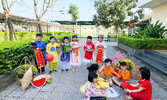 Nhà F miền Trung trang hoàng đón Tết