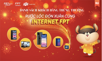 FPT Telecom trao thưởng Rước lộc đón xuân