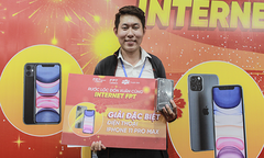 Đăng ký dịch vụ online, khách hàng trúng iPhone 11 Pro Max