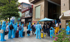 Người F từ Nhật về nước khen mì Quảng khu cách ly