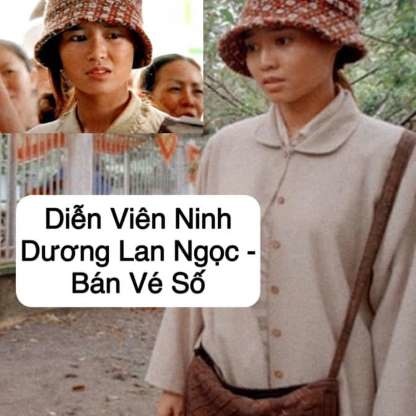 <p class="Normal"> Ngọc nữ Ninh Dương Lan Ngọc bị đồng nghiệp BB Trần gán cho nghề bán vé số dạo.</p>