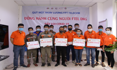 FPT Telecom trao quà các đồng nghiệp Đà Nẵng vượt Covid