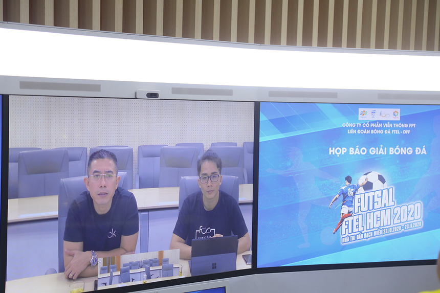 <p class="Normal" style="text-align:justify;"> “Việc khởi động giải futsal FPT Telecom là thành công lớn của liên đoàn sau khi bị gián đoạn do ảnh hưởng của dịch Covid-19. Đây là sân chơi để các anh em vui chơi, giải tỏa áp lực làm nghị. Đề nghị BTC tổ chức giải sao cho tất cả các đội đều có thể tham gia đến ngày bế mạc”, CEO FPT Telecom Hoàng Việt Anh chia sẻ khi theo dõi buổi ra mắt giải đấu.</p>