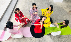 Phái nữ Phần mềm phía Nam sáng tạo với áo dài