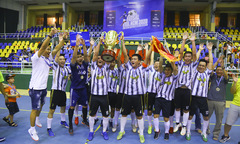 Khoảnh khắc Truyền hình FPT đăng quang futsal nhà 'Cáo'