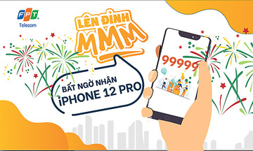 FPT Telecom treo quà iPhone 12 Pro cho sự kiện tổng kết MMM