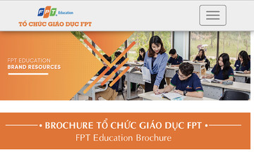 Trang Tài nguyên thương hiệu FPT Education chính thức vận hành
