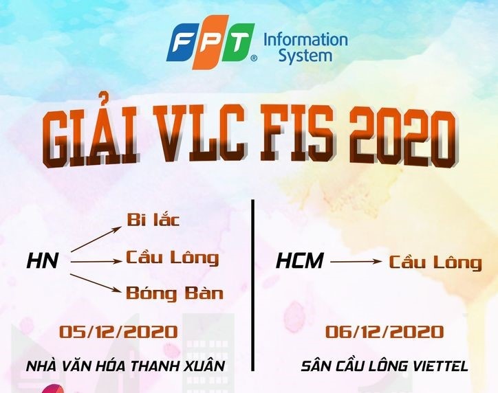 <p> Cuối tuần qua (ngày 5-6/12), giải thể thao thường niên VLC FPT IS 2020 đã chính thức khởi tranh với nhiều bất ngờ ở cả 3 môn thi đấu: cầu lông, bóng bàn và bi lắc tại hai miền Nam - Bắc. </p>