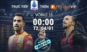 Serie A chiếu miễn phí trên ứng dụng FPT Play
