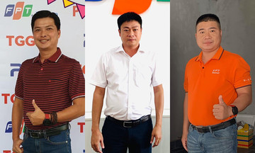Ba Giám đốc FPT Telecom Long An, Tiền Giang và Đồng Tháp đổi vị trí cho nhau
