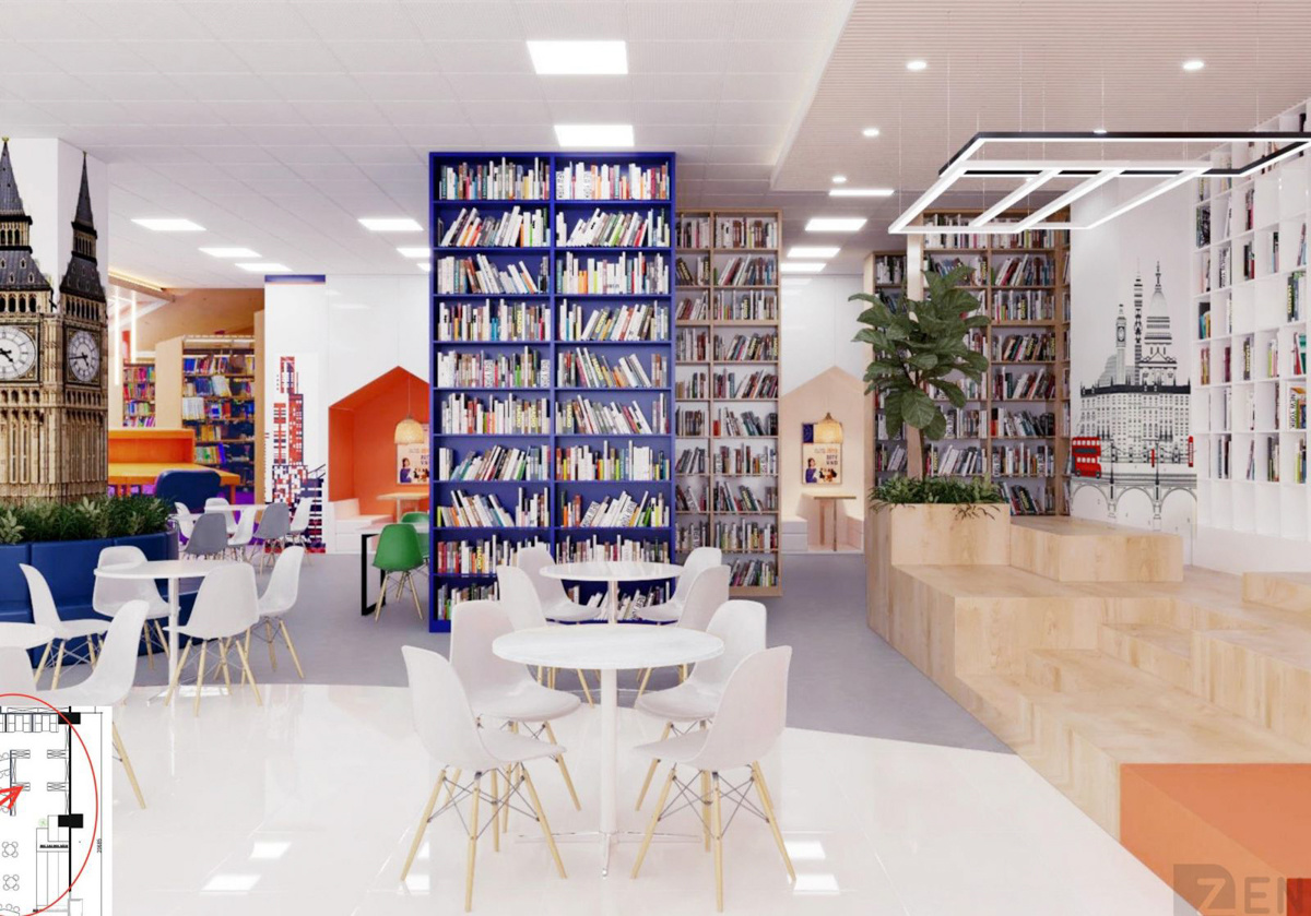<p class="Normal" dir="ltr"> Nhà trường rất chú trọng đầu tư vào thư viện. Nơi đây sẽ có hàng chục nghìn đầu sách cùng những không gian đọc đa dạng phù hợp với nhu cầu và sở thích đọc của cá nhân hay cả một nhóm lớn. </p>