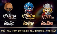 FPT Online tiếp tục ghi danh với giải Vàng kinh doanh tháng 4