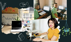 Người F mọi miền kể chuyện work from home