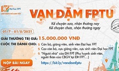 Nhà Giáo dục khởi động dự án Vạn dặm FPTU kỷ niệm 15 năm thành lập
