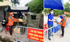 FPT Telecom Quảng Bình tặng bánh, sữa đến khách hàng trong khu cách ly