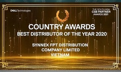Nhà Phân phối giành cú đúp giải thưởng Dell Technologies Nam Á