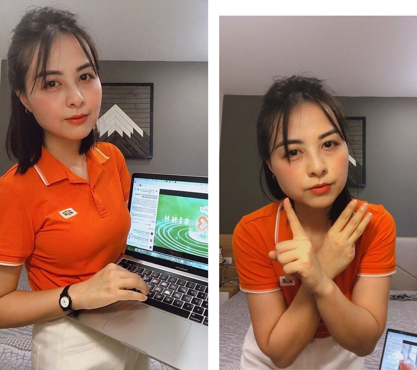 <p class="Normal"> Nguyễn Thị Ngọc Mai (Synnex FPT) cũng có sinh nhật vào một ngày 13. Chị cho biết mình luôn cảm thấy tự hào vì là một phần của FPT, được trải nghiệm văn hoá FPT, có duyên gắn kết với nhà F.</p> <p class="Normal"> <span>Năm nay, ban đầu chị Mai cũng không hào hứng lắm vì tổ chức online hẳn sẽ thiếu không khí sôi nổi mọi khi. Tuy nhiên, phần truyền thông về những minigame trước sự kiện đã kéo được sự quan tâm của chị.</span></p> <p class="Normal"> Sáng 13/9, dậy là chị Mai mặc ngay áo cam,“ngồi nhà nhưng cảm giác háo hức như chuẩn bị ra sự kiện offline”. Chị nhận xét các game tag anh em đồng nghiệp và nhanh tay nạp thẻ khá vui. Ở trong nhà, để chụp ảnh cùng sự kiện đòi hỏi chút sáng tạo “nên cũng loay hoay lắm”. Rồi khi MC bắt đầu sự kiện và những ca khúc đậm màu sắc FPT vang lên, chị Mai bỗng cảm thấy rạo rực và tận hưởng trọn vẹn mọi khoảnh khắc.</p> <p> “Phần game các lãnh đạo chơi vui quá trời. Đặc biệt boss Phạm Mạnh Hưng bên nhà Synnex FPT 'on top' nên lại càng vui”, chuyên viên marketing hào hứng.</p>