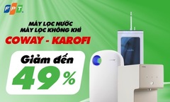 Giảm giá sốc đến 49% máy lọc không khí, máy lọc nước, quạt điều hòa cho người F