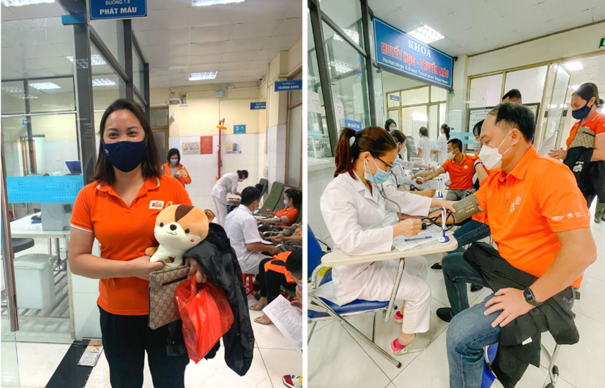 <p class="Normal"> FPT Telecom Quảng Ninh cũng là đơn vị có nhân sự đông đảo nhất, với 102/124 người tham dự. Tại đây, Giám đốc chi nhánh Thân Ngọc Cảnh cũng đã phát động chương trình và tham gia hiến máu cùng CBNV.</p>