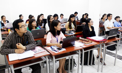 CBNV FPT được đào tạo nghiệp vụ theo chuẩn quốc tế khi giảng dạy tại nhà Giáo dục