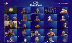 Ấn tượng lễ ‘xuất trận’ Chào 2022 của dàn lãnh đạo FPT