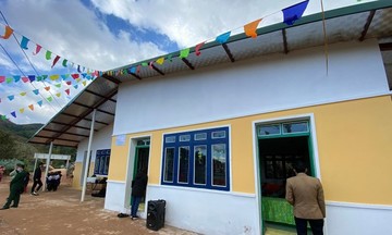 Quỹ nhà F khánh thành 2 ngôi trường mới ở huyện cực Tây Tổ quốc