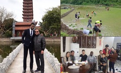 Người FPT nước ngoài đi cấy dịp Tết